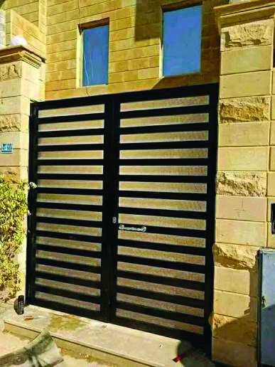 صناعة بوابات حديدية حديثة